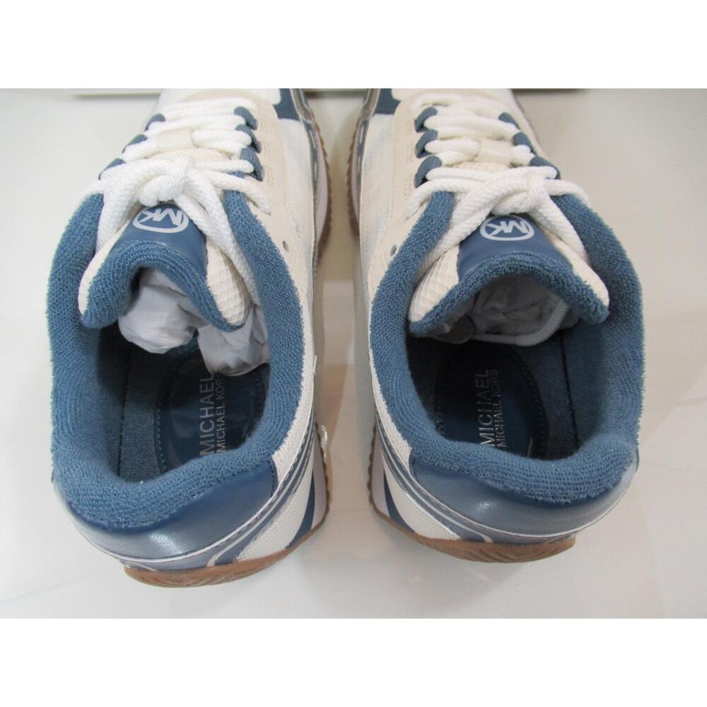 Michael Kors Byrdie Trainer Lace Up Sneakers Dark Chambray Multi - Picture 9 of 12